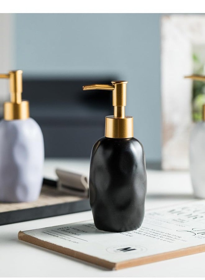FabSeasons self Design Soap Dispenser with Pump for Liquid soap, Lotions and Oil, 200ml - 17x6 cm - Image 2